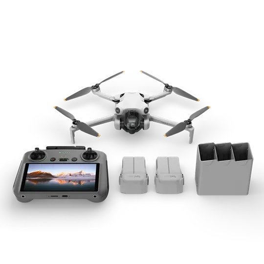 DJI043 - Drone DJI Mini 4 Pro Fly More Combo (Com tela)
