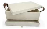 Cx Sacola com alça e gaveta 25,0 x 15,0 x 10,0 Tampa e fundo Cartonado - Parte interna e externa da mesma cor - Foto 2