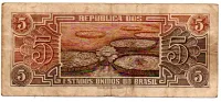 C111 - 5 Cruzeiros - Série 064 - Índio - Data: 1961 - BC - Foto 2