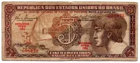 C111 - 5 Cruzeiros - Série 064 - Índio - Data: 1961 - BC