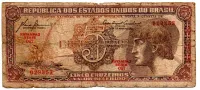 C111 - 5 Cruzeiros - Série 067 - Índio - Data: 1961 - UTG