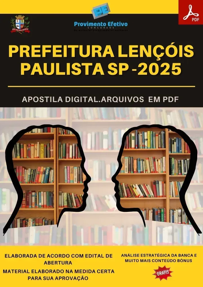 Apostila Pref Lençóis Paulista Assistente Social 2025