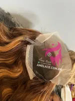 Dayane Lace Natural 60/65 cm Lace Front UltraHD humana cabelo brasileiro repartição  LivreBigPlus®. - Foto 9