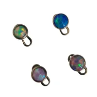 Micro Dermal 4mm em TITÂNIO Pedra OPALA TIT06 - Foto 3