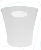 Balde de Gelo - Acrílico - Branco- 4,5 L (DTF/Transfer/Silk)