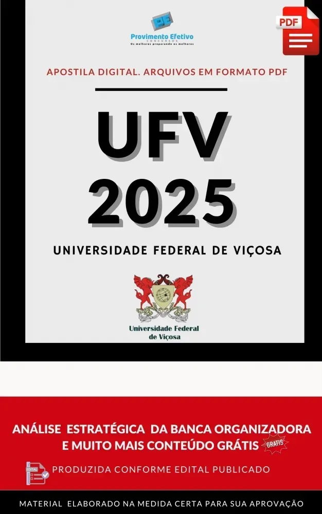 Apostila UFV Enfermeiro 2025 Imagem