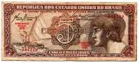 C111 - 5 Cruzeiros - Série 070 - Índio - Data: 1961 - MBC