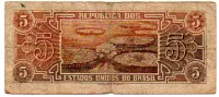 C111 - 5 Cruzeiros - Série 071 - Índio - Data: 1961 - R - Foto 2