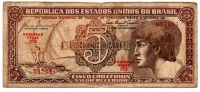 C111 - 5 Cruzeiros - Série 073 - Índio - Data: 1961 - BC