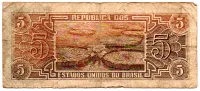 C111 - 5 Cruzeiros - Série 074 - Índio - Data: 1961 - R - Foto 2