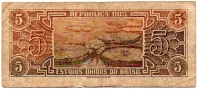 C111 - 5 Cruzeiros - Série 074 - Índio - Data: 1961 - BC - Foto 2