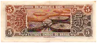 C111 - 5 Cruzeiros - Série 075 - Índio - Data: 1961 - Sob - Foto 2