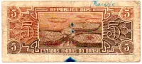 C112 - 5 Cruzeiros - Série 076 - Índio - Data: 1962 - UTG - Foto 2