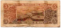 C112 - 5 Cruzeiros - Série 077 - Índio - Data: 1962 - R - Foto 2