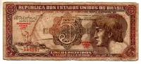 C112 - 5 Cruzeiros - Série 077 - Índio - Data: 1962 - R