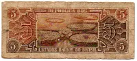 C112 - 5 Cruzeiros - Série 077 - Índio - Data: 1962 - R - Foto 2