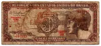 C112 - 5 Cruzeiros - Série 078 - Índio - Data: 1962 - R
