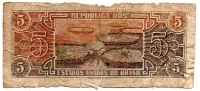 C112 - 5 Cruzeiros - Série 079 - Índio - Data: 1962 - UTG - Foto 2