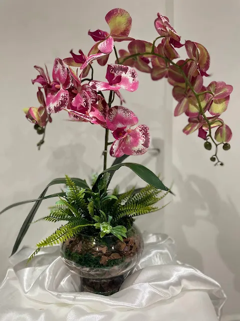 Arranjo Orquídea Rosa Mescla 