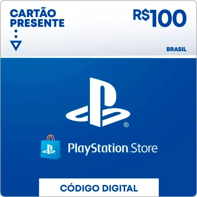 Saldo R$ 100,00 PlayStation Store – Gift Card [Exclusivo Brasil]