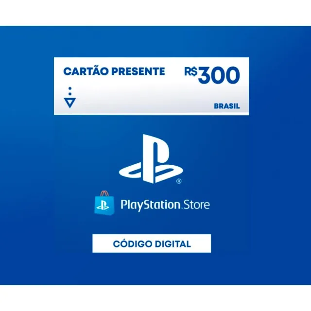 Saldo R$ 300,00 PlayStation Store - Gift Card [Exclusivo Brasil] Imagem