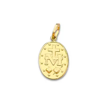  Pingente ouro 18k - Nossa Senhora das Graças - RPJ801-750 - Foto 2