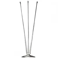 Mastro De Piso Com 3  Posiçoes P/bandeiras Aço Inoxidável