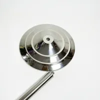 Mastro De Piso Com 3  Posiçoes P/bandeiras Aço Inoxidável - Foto 5