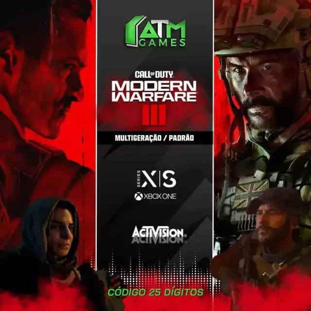 Call of Duty: Modern Warfare III Pacote Multigeração - Código 25 Dígitos   Imagem