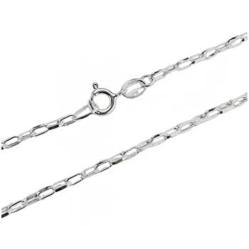 Corrente de prata 950 alongada  - 60 cm - 210276