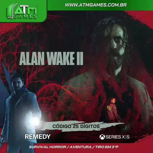 Alan Wake 2 - Código 25 Dígitos  