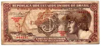 C112 - 5 Cruzeiros - Série 079 - Índio - Data: 1962 - BC