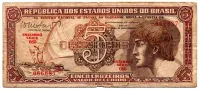 C112 - 5 Cruzeiros - Série 080 - Índio - Data: 1962 - R