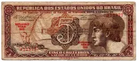 C112 - 5 Cruzeiros - Série 080 - Índio - Data: 1962 - BC