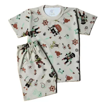 Pijama Infantil Masculino Tamanho 4 Curto - Foto 2