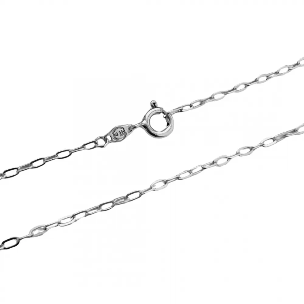 Corrente de prata cartier - 60 cm - 200516 Imagem