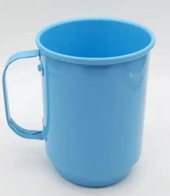 Caneca Chopp de Alumínio Azul bebe para Sublimação - 450ml (Sem caixinha)