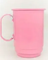 Caneca Chopp de Alumínio Rosa Bebe para Sublimação - 450ml (Sem caixinha) Imagem