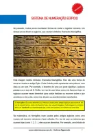 747 - Matemática - Aprendizado Inclusivo - Os Primeiros Sistemas de Numeração - Sistema de Numeração Egípcio - 6º ano - PDF com 13 páginas - Foto 2
