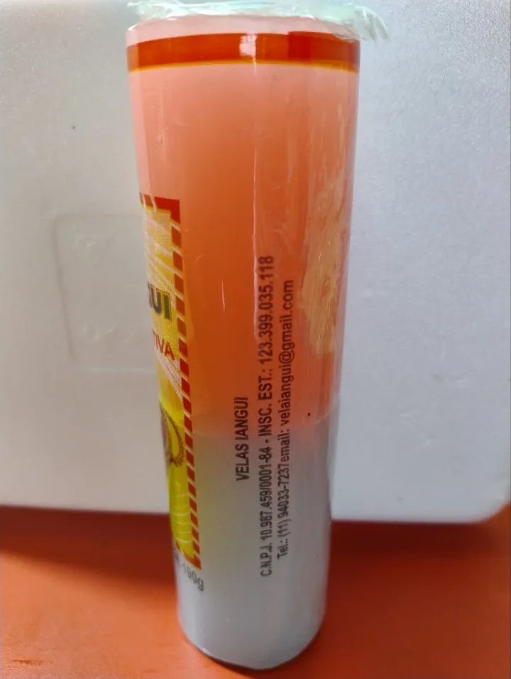 VELAS DE SETE DIAS DE 210 GRS BICOLOR