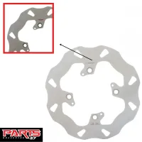 BDONTRI234R – DISCO FREIO TRASEIRO TRIUMPH TIGER 800 /Speed Triple/SPRINT1050 /Scrambler 1200 XC XE ABS ( WAVE )  - Foto 2