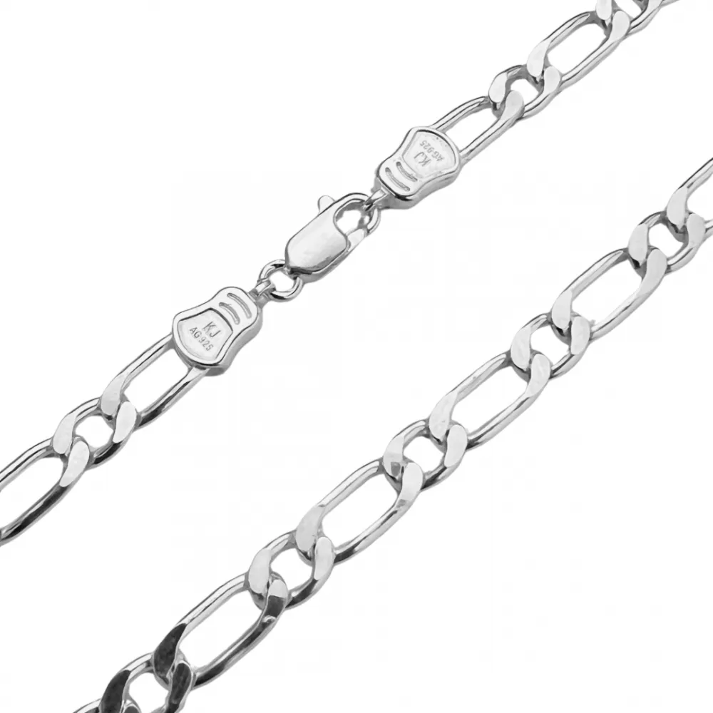 Corrente de prata 950 Groumet 1x1  - 200160 Imagem