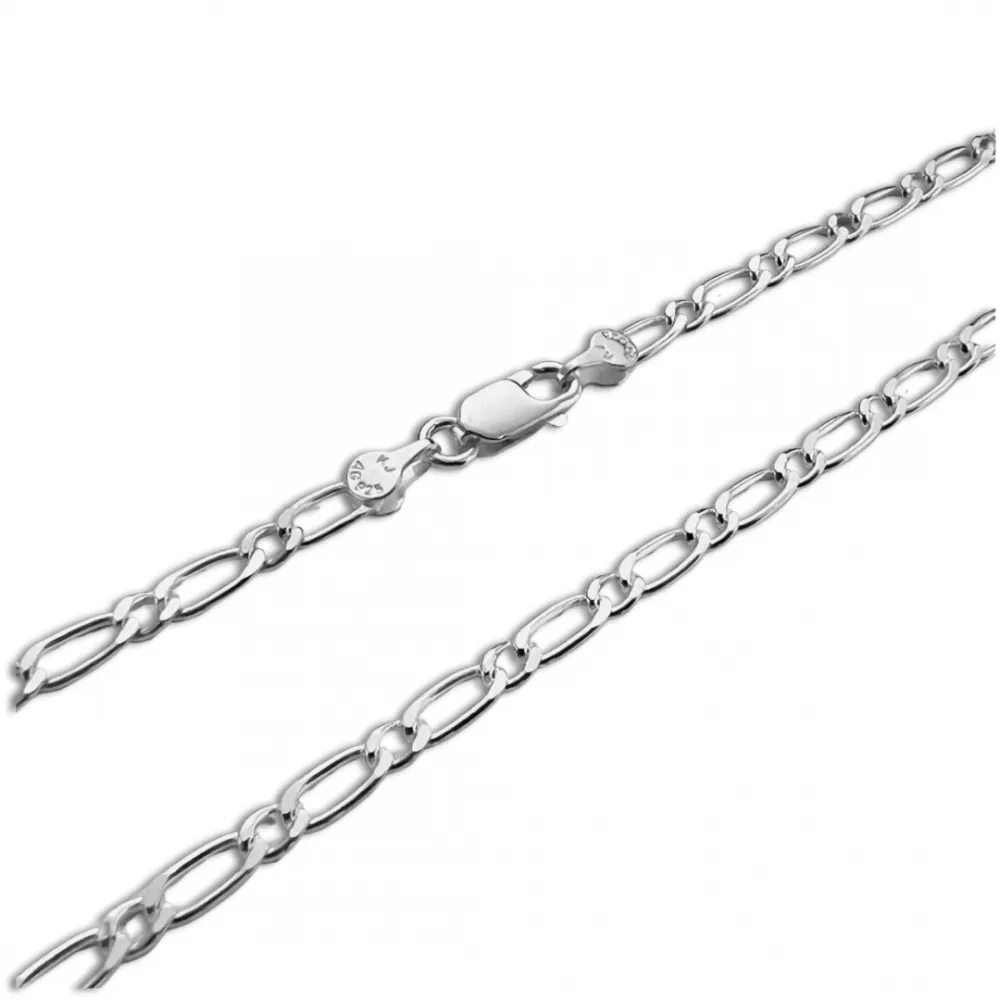 Corrente de prata groumet 70 cm - 200142 Imagem