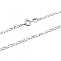 Corrente de prata 950 Grumet - 60 cm  - 200136