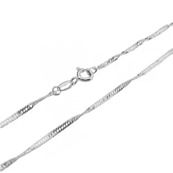Corrente de prata 925 Singapura - 45 cm - 210129