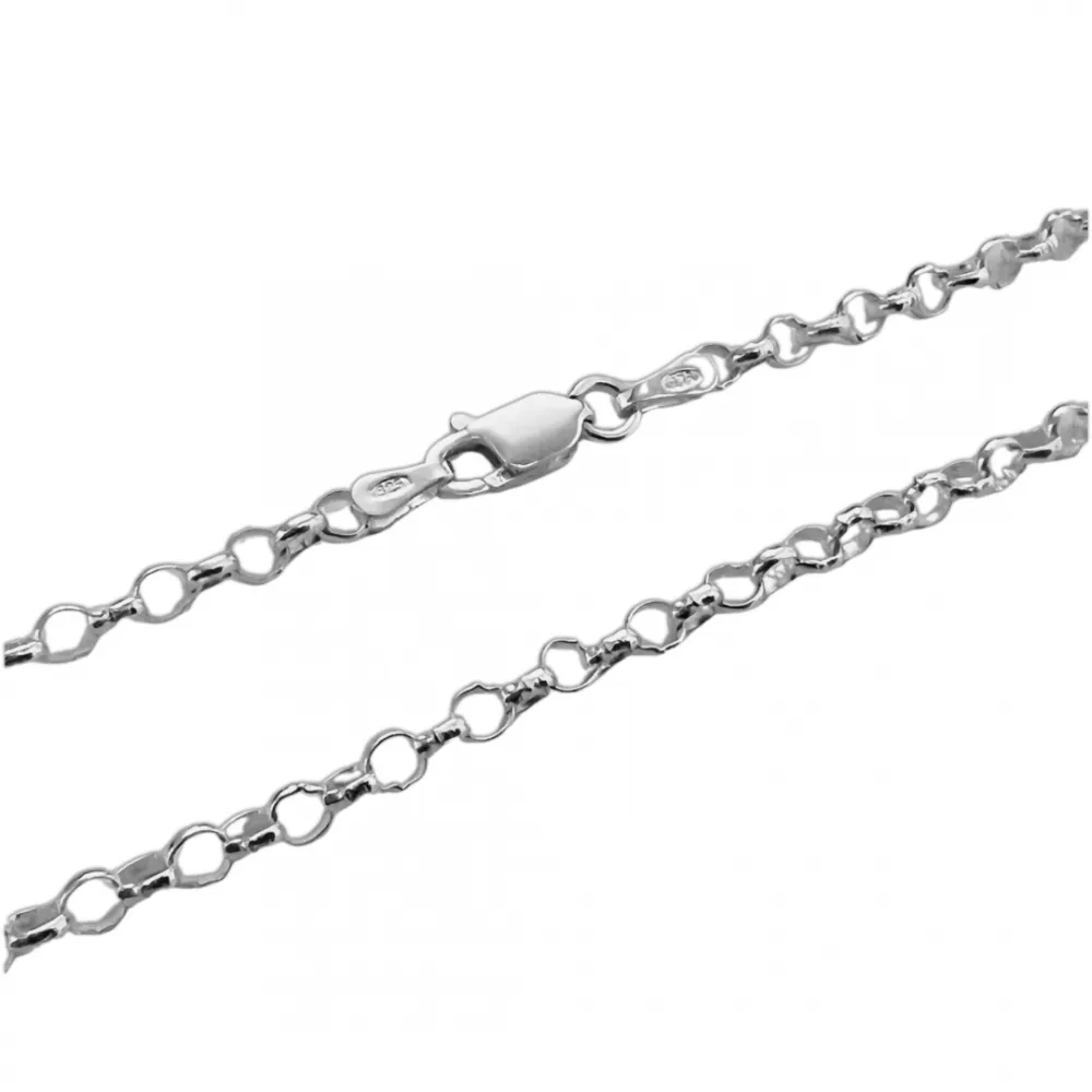 Corrente de prata 925 - Elo Português  - 45 cm - 200322