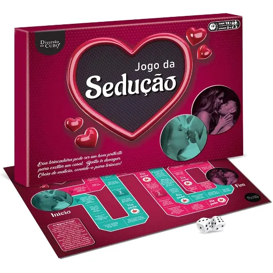 Jogo da Sedução para Casais Tabuleiro - JS01