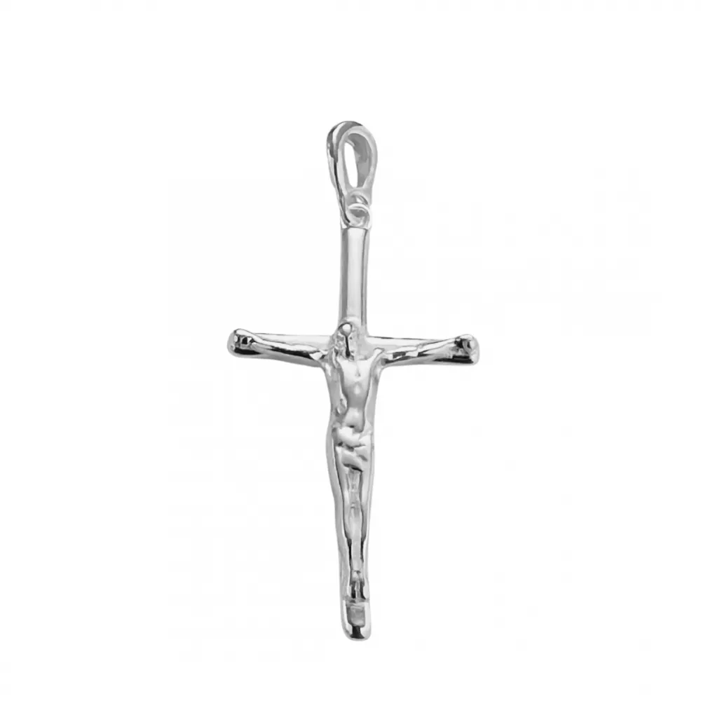 Pingente de Prata 950 - Crucifixo  - PG703