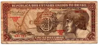 C112 - 5 Cruzeiros - Série 082 - Índio - Data: 1962 - UTG