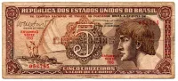 C112 - 5 Cruzeiros - Série 086 - Índio - Data: 1962 - BC